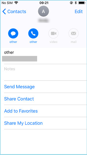 AirDrop contacts from iPhone to iPhone 11