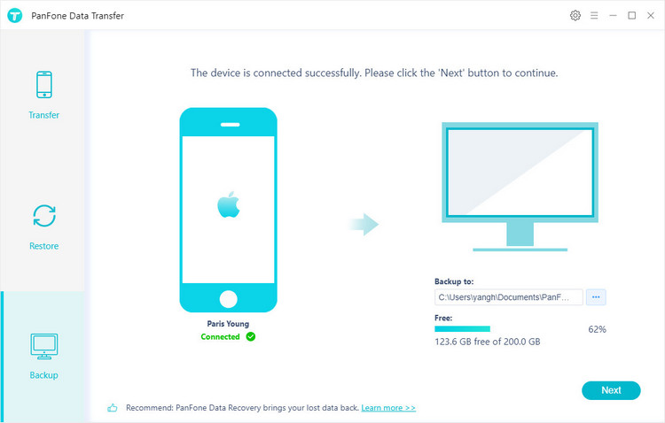 backup iphone to computer