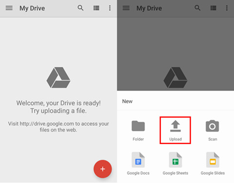 backup OnePlus 7T to Google Drive