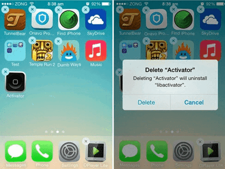 delete unused apps