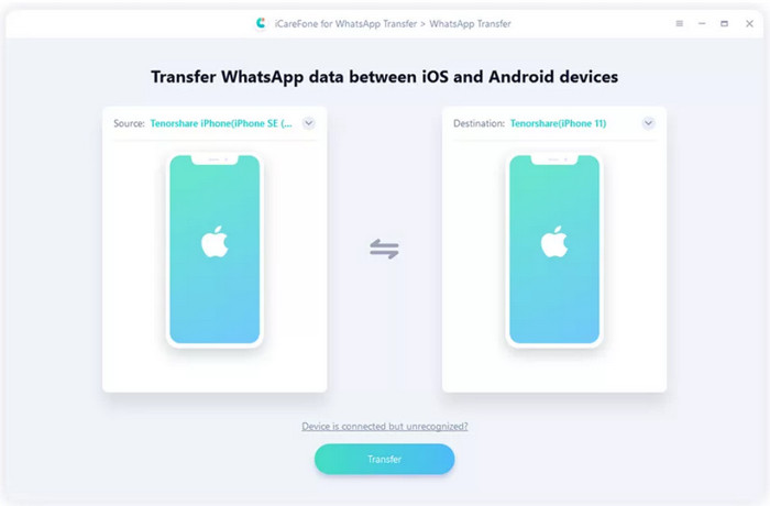 iCareFone WhatsApp Transfer