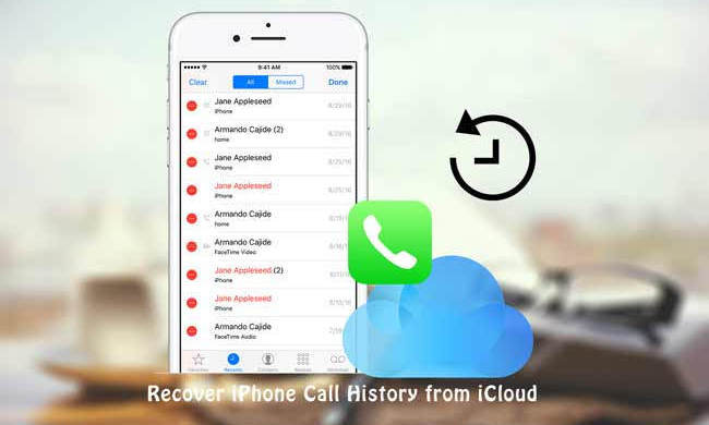 how to recover call history on iphone