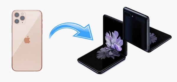 migrate iphone data to samsung galaxy z flip