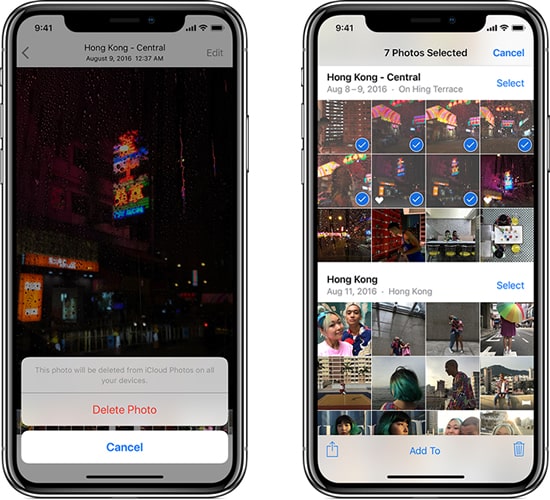 permanently delete photos on iPhone iOS 11