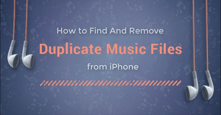 remove duplicate music from iPhone