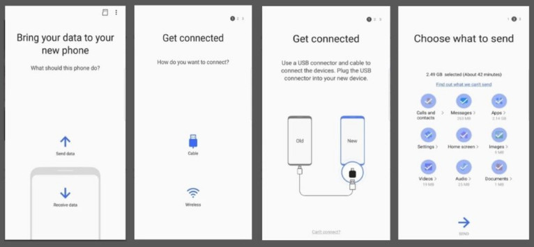 Transfer Contacts from Android to Samsung Galaxy Note 10
