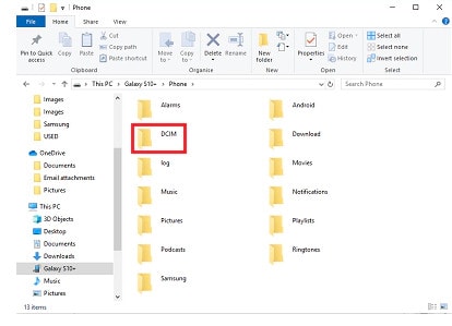 transfer photos from Samsung Galaxy Note 10 to computer