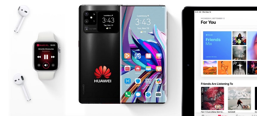 Sync Apple Music to Huawei Mate 40