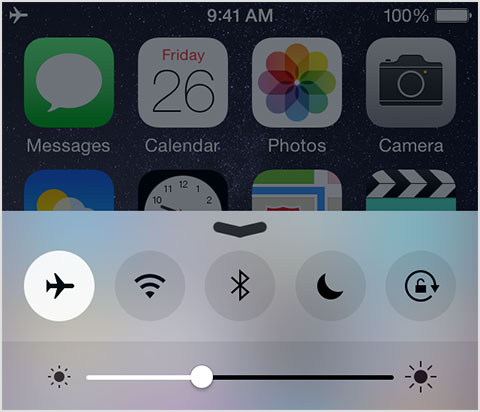 Toggle Airplane mode