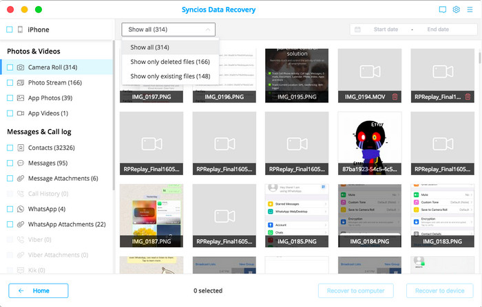 recover data back to iphone