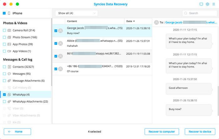 restore whatsapp messages