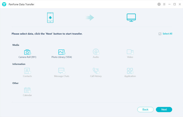 transfer Android data to computer