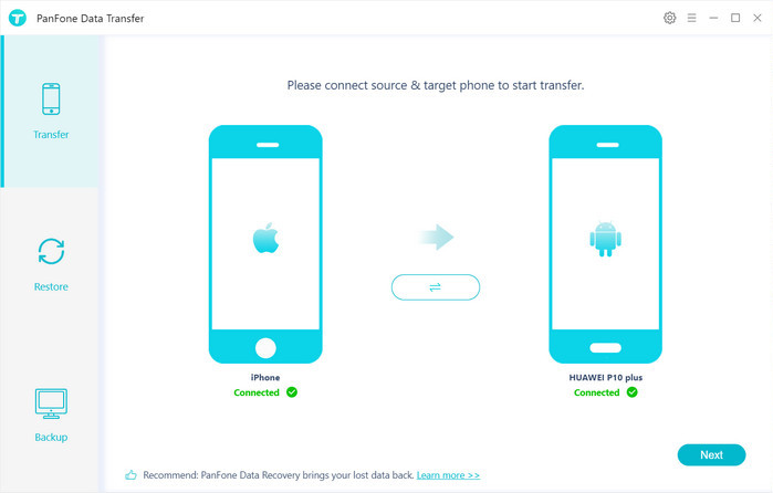 connect iPhone and Huawei P30