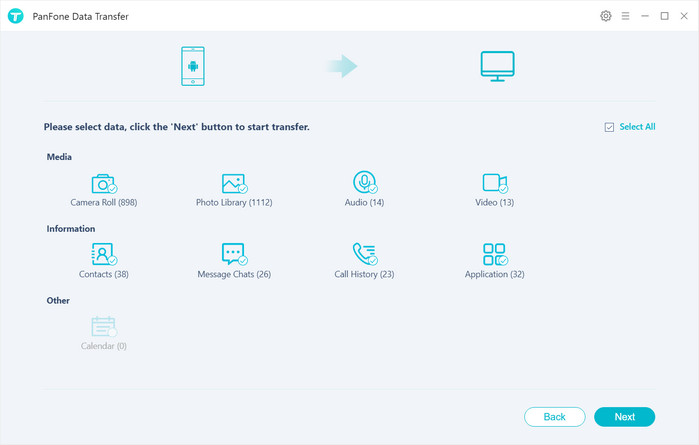 load Android data