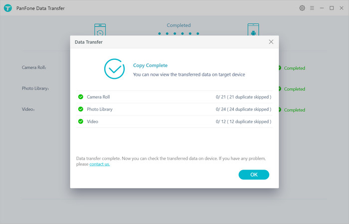 transfer data to Samsung Galaxy S20