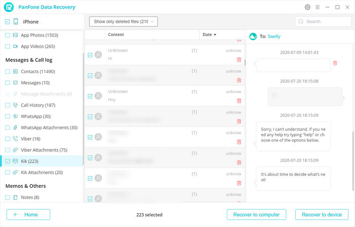 preview deleted kik messages