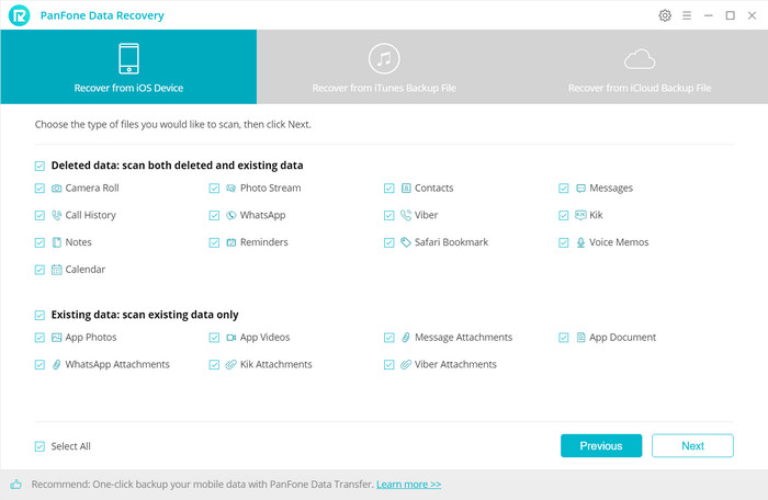 select Kik to recover