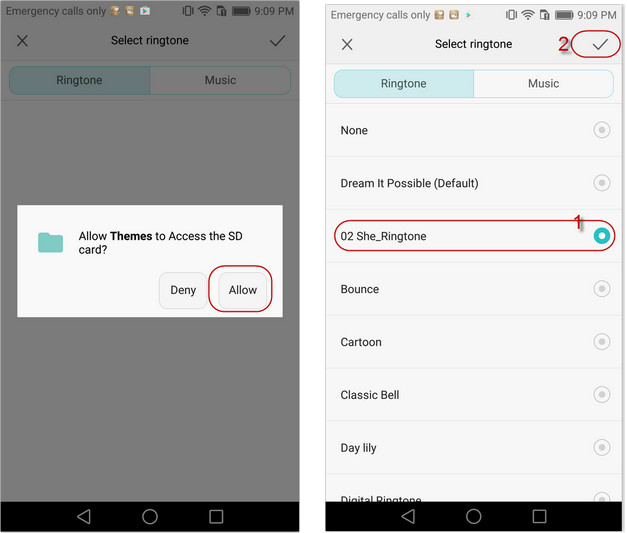 set ringtone on iphone 