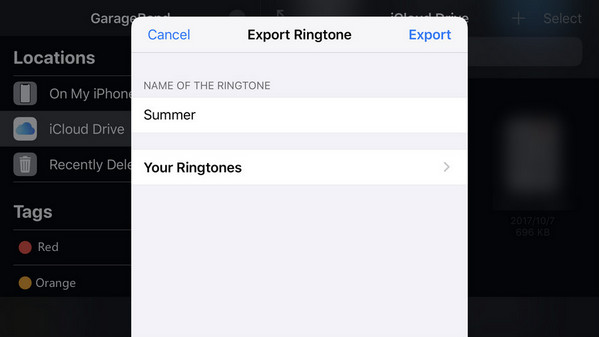 use garageband to create iphone 11 ringtone 05